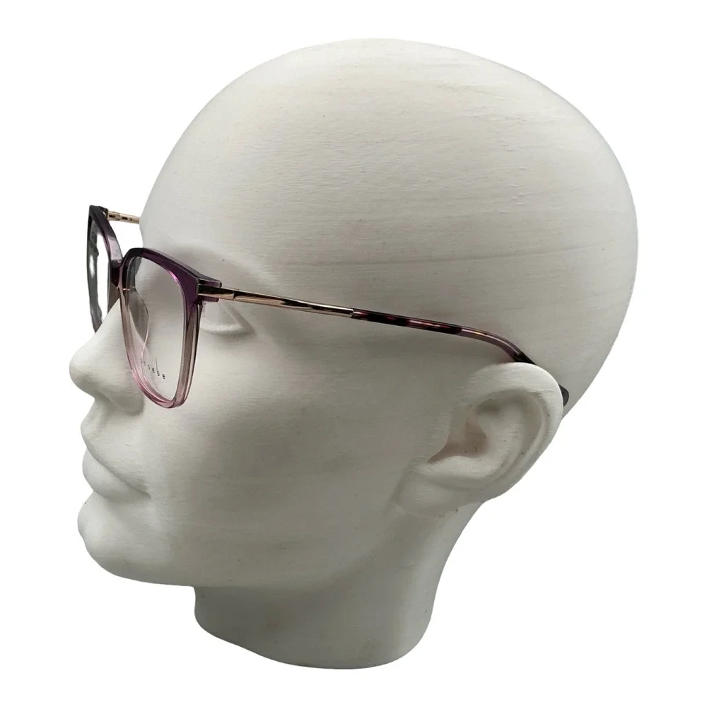 Phoebe P373 Purple Ombre Square Eyeglass Frames 54-17-135 NEW